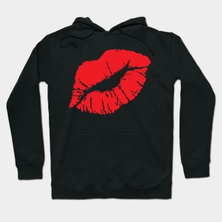 KISSING LIPS-PURE RED Hoodie